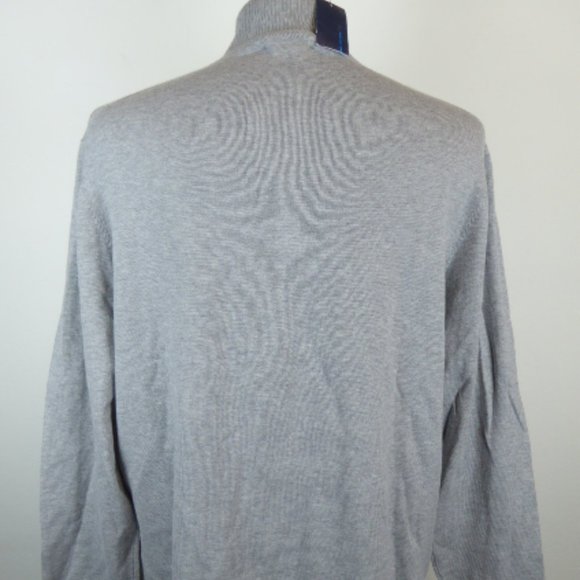MATERIAL LONDON gray cotton.cardigan track sweater 2xl 46 chest NWT - Picture 5 of 7